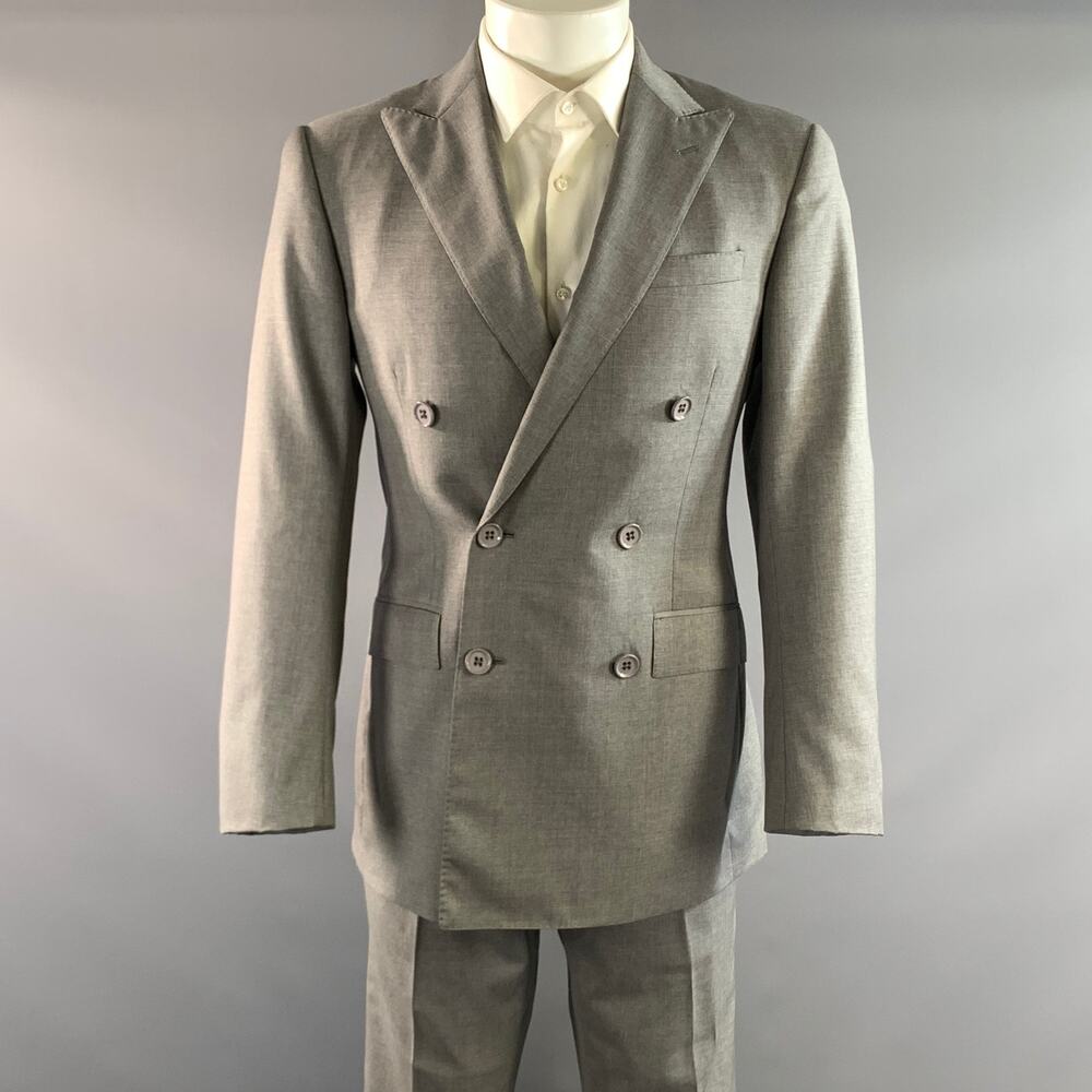 RALPH LAUREN SS2011 Chest Size 38 Grey Wool Double Breasted 31 31 Suit